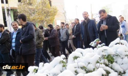 حضور پرشور مسؤولان و دانشجویان پردیس علاّمه طباطبایی اردبیل در راه پیمایی یوم الله 13 آبان  3