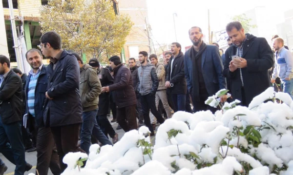 حضور پرشور مسؤولان و دانشجویان پردیس علاّمه طباطبایی اردبیل در راه پیمایی یوم الله 13 آبان  3