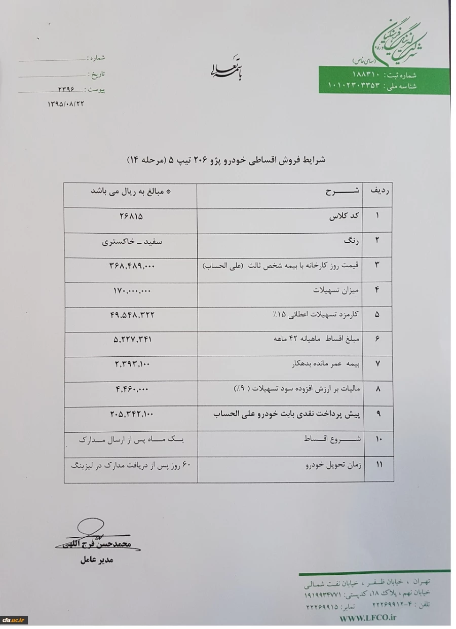 تسهیلات خرید خودرو