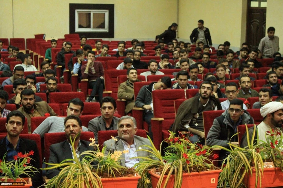 حضور دکتر قنبری در مراسم روز دانشجو در پردیس چمران تهران 6