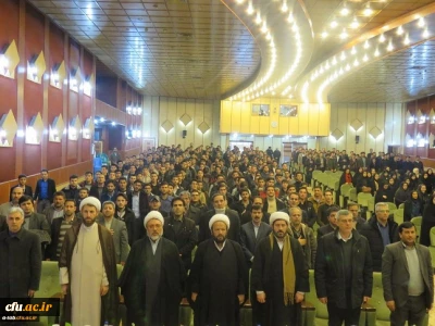 به مناسبت 9 دی ، روز بصیرت و میثاق امّت با ولایت برگزار شد:

همایش بزرگ بصیرت تاریخی در دانشگاه فرهنگیان استان اردبیل