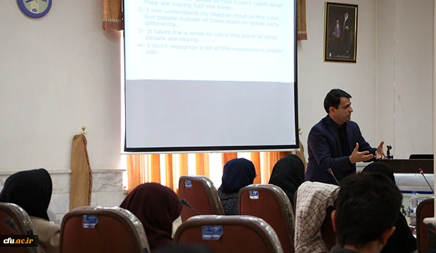 در پردیس شهید باهنر اراک برگزار شد:

کارگاه "توسعه مهارت های شنیداری و گفتاری" 2