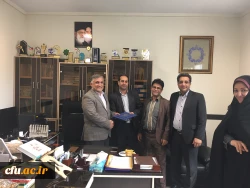 مراسم تودیع آقای زمانی، رئیس اداره رفاه اداره کل دانشجویی 3