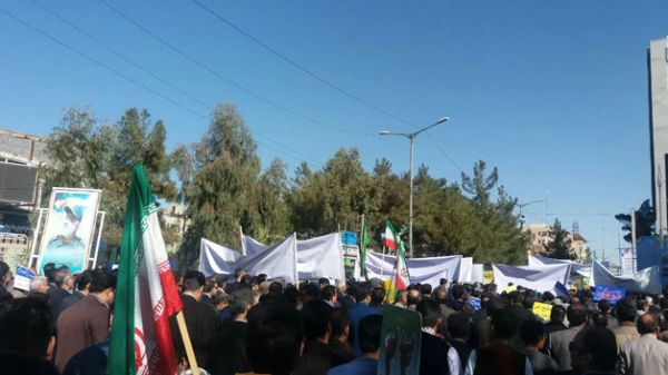 حضور کارکنان، اساتید ودانشجویان پردیس های  سیستان وبلوچستان در راهپیمایی 22بهمن  4