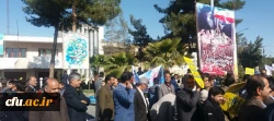حضور کارکنان، اساتید ودانشجویان پردیس های  سیستان وبلوچستان در راهپیمایی 22بهمن  5