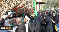 در ایام شهادت حضرت زهرا(س) :

عطر شهادت در فضای دانشگاه فرهنگیان یزد پیچید
 2