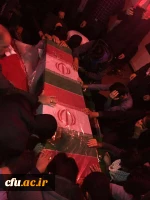 مراسم استقبال از شهید گمنام در  پردیس شهید مدرس دانشگاه  فرهنگیان استان ایلام 4