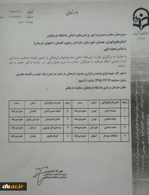برگزاری جلسه دبیرخانه دائمی جشنواره های فرهنگی