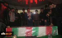 مراسم استقبال از شهید گمنام در  پردیس شهید مدرس دانشگاه  فرهنگیان استان ایلام 6