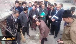 مراسم روز درختکاری در پردیس علامه امینی(ره)  برگزار شد 5