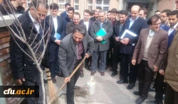 مراسم روز درختکاری در پردیس علامه امینی(ره)  برگزار شد 7
