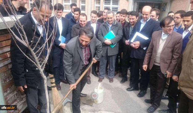 مراسم روز درختکاری در پردیس علامه امینی(ره)  برگزار شد 7