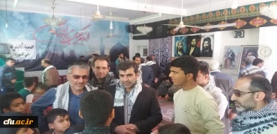 بازدید حراست های سراسر کشور دانشگاه فرهنگیان از اردوی جهادی دانشجو معلمان  خوزستان