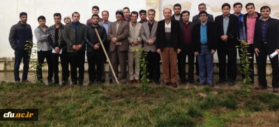 برگزاری مراسم روز درختکاری در پردیس آیت الله خامنه ای گرگان