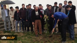 برگزاری مراسم روز درختکاری در پردیس آیت الله خامنه ای گرگان  3