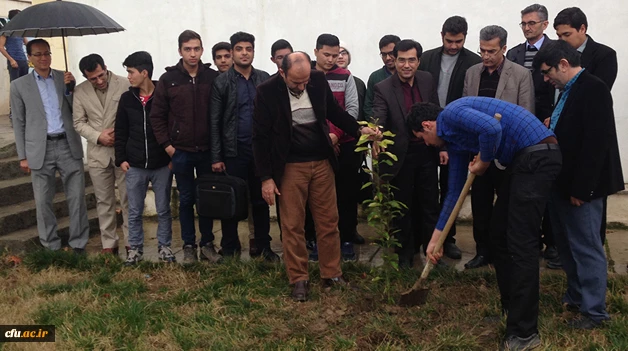 برگزاری مراسم روز درختکاری در پردیس آیت الله خامنه ای گرگان  3