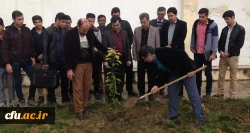 برگزاری مراسم روز درختکاری در پردیس آیت الله خامنه ای گرگان  4