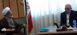 دیدار  حجت الاسلام و المسلمین دکتر زارعی با استاندار قم 2