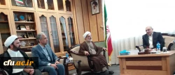 دیدار  حجت الاسلام و المسلمین دکتر زارعی با استاندار قم 3