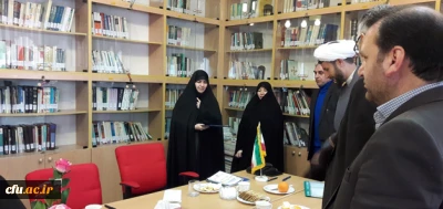 معارفه مسئول دفتر نهاد مقام معظّم رهبری  در پردیس بنت الهدی صدر اردبیل