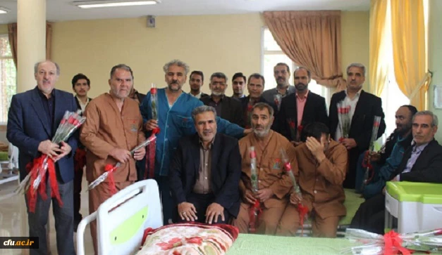 همزمان  با میلاد مسعود حضرت ابوالفضل العباس وروز جانباز انجام شد:

دیدار جمعی از دانشجویان و اعضای دانشگاه فرهنگیان با جانبازان سرافراز ایران اسلامی 4