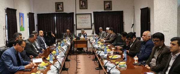 حضور معاون نظارت و ارزیابی در شورای مدیریت امور پردیس های استان گلستان 2