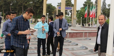 برگزاری مراسم میثاق با شهدا به مناسبت بزرگداشت مقام معلم