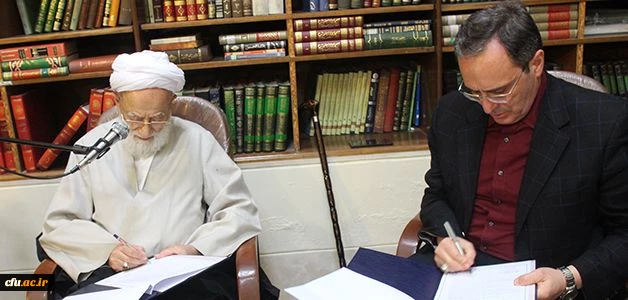 حضور دکتر علی نژاد در دیدار آیت الله امامی کاشانی در دیدار با مدیران دانشگاه فرهنگیان 3