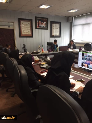 جلسه ویدیو کنفرانسی 