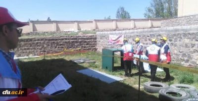 راهیابی کانون دانشجویی هلال احمر مرکز آموزش عالی آزادگان نیر به مسابقات کشوری