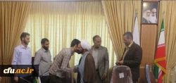 تکریم و معارفه ی مسئول بسیج دانشجویی پردیس شهید مقصودی همدان  2