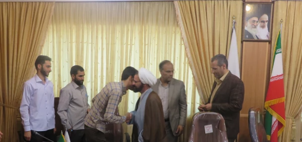 تکریم و معارفه ی مسئول بسیج دانشجویی پردیس شهید مقصودی همدان  2