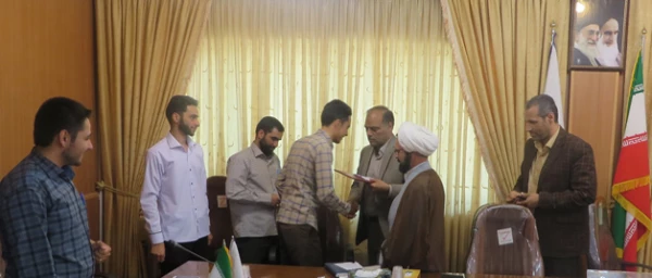تکریم و معارفه ی مسئول بسیج دانشجویی پردیس شهید مقصودی همدان  4