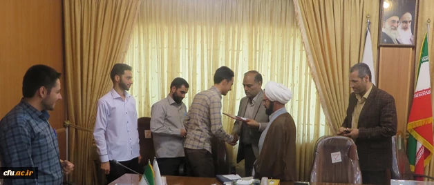 تکریم و معارفه ی مسئول بسیج دانشجویی پردیس شهید مقصودی همدان  4