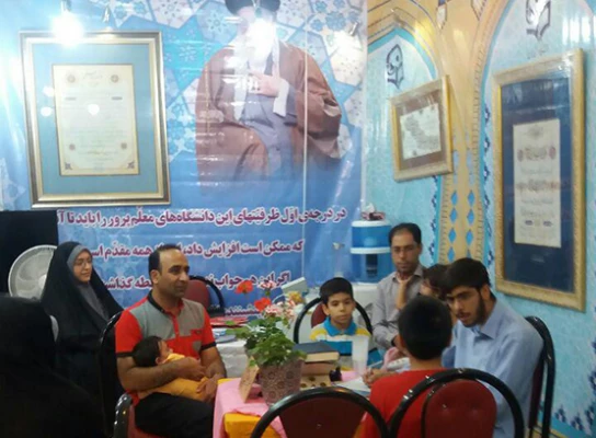 غرفه دانشگاه فرهنگیان در بیست و پنجمین نمایشگاه بین المللی قرآن کریم شروع به فعالیت کرد 13