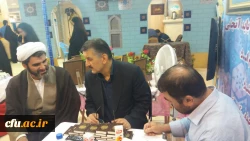 آغاز به کار غرفه دانشگاه فرهنگیان در بیست و پنجمین نمایشگاه بین المللی قرآن کریم 10