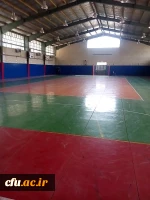 سالن ورزشی امام علی(ع) پردیس خواجه نصیر طوسی استان کرمان ایمن سازی شد 2