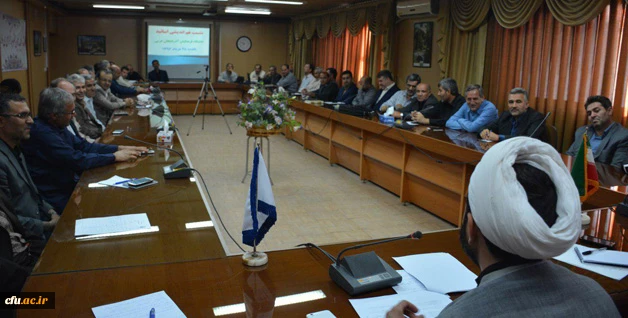 جلسه هم اندیشی اساتید با مسئول نهاد مقام معظم رهبری در دانشگاه فرهنگیان آذربایجان غربی 2