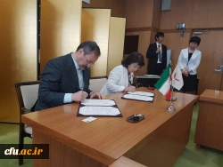 با حضور دکتر مهر محمدی و هیات همراه در دانشگاه آیچی ژاپن انجام شد:

امضا تفاهم نامه همکاری میان دانشگاه فرهنگیان ایران و دانشگاه آیچی ژاپن 2