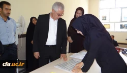 بازدید مدیرکل آموزش و پرورش استان از روند برگزاری امتحانات پایان ترم در پردیس علامه طباطبائی ارومیه 9
