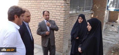 بازدید معاون اجرایی و معاون فنی اداره کل سازمان نوسازی و تجهیز مدارس استان از پردیس علامه طباطبائی ارومیه