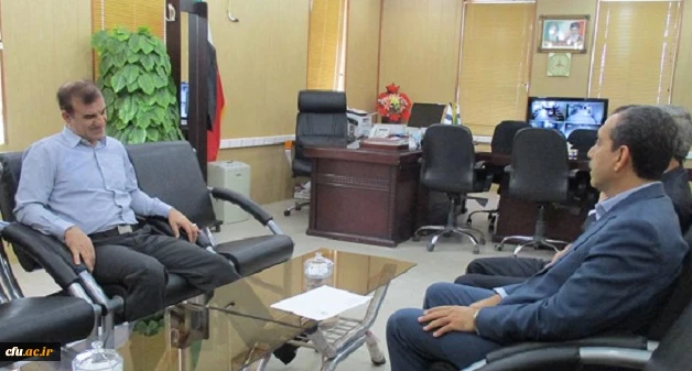 دیدار مسئولین دانشگاه فرهنگیان استان با فرماندار ایلام 2