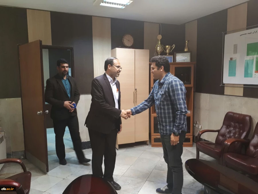 بازدید سرپرست اداره کل پشتیبانی و رفاه کارکنان از تجهیزات فراهم شده برای اردوی ورزشی دانشجویان 2