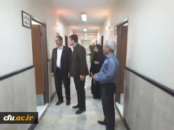 بازدید سرپرست اداره کل پشتیبانی و رفاه کارکنان از تجهیزات فراهم شده برای اردوی ورزشی دانشجویان 3