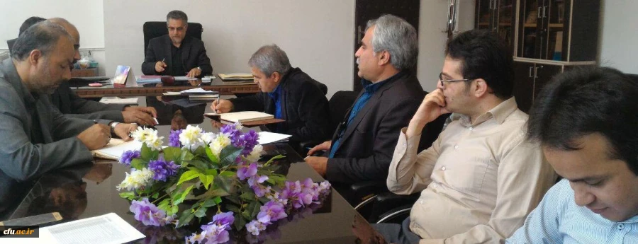 جلسه با معاونت توسعه و مدیریت منابع