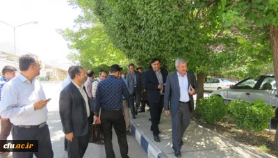بازدید معاون نظارت ارزیابی وتضمین کیفیت دانشگاه فرهنگیان از پردیس شهیدرجایی کرمانشاه