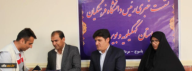 دکتر نوروز هاشمی در جمع خبرنگاران با بیان این که دانشگاه فرهنگیان میراث دار تربیت معلم است 6