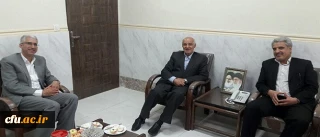 دیدار مسئولان دانشگاه فرهنگیان با رئیس مجمع خیرین مدرسه ساز استان مرکزی