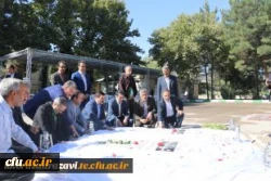 مراسم آغاز ساخت یادمان شهدای گمنام در دانشگاه فرهنگیان- پردیس شهید بهشتی مشهد برگزار شد 4