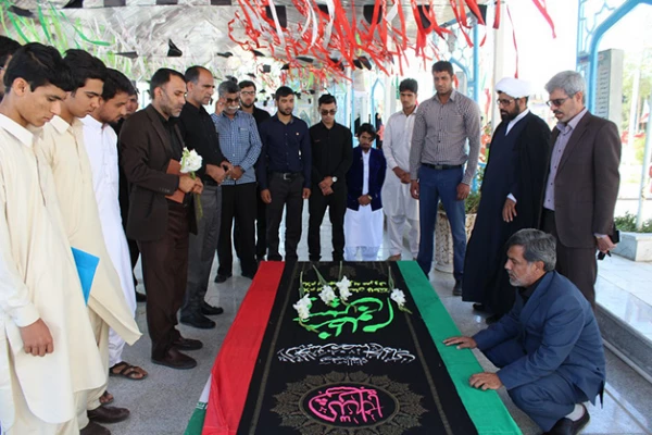 تجدید میثاق کارکنان، اساتید و دانشجویان دانشگاه فرهنگیان استان سیستان وبلوچستان با آرمان های شهدا 2